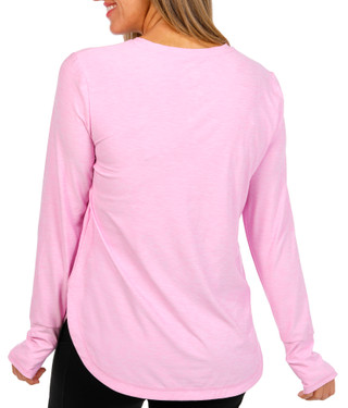 Thumbnail 2: Brisas Brisas Womens Athleisure Long Sleeve Crew Neck Top 