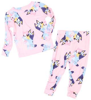 Thumbnail 1: BLUEY Bluey Toddler Girls 2 Pc Long Sleeve Pajama Set 