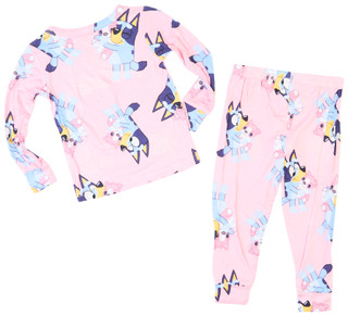 Thumbnail 2: BLUEY Bluey Toddler Girls 2 Pc Long Sleeve Pajama Set 