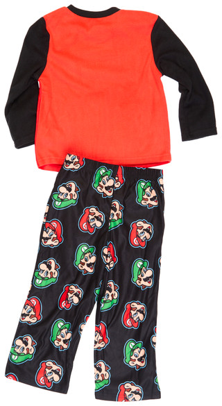 Thumbnail 2: MARIO BROTHERS Super Mario Brothers Little Boys 2 Pc Pajama Pants Set 
