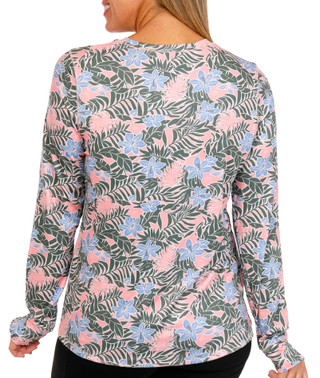 Thumbnail 2: Guy Harvey Guy Harvey Womens Performance Long Sleeve Tropical Top 