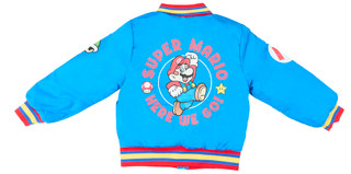 Thumbnail 2: Super Mario Brothers Super Mario Little Boys Full Zip Graphic Puffy Jacket 