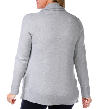 Thumbnail 2: BIRCH NY Birch NY Petite Ribbed Long Sleeve Cardigan 