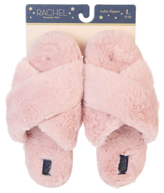 Thumbnail 1: RACHEL ROY Rachel Roy Womens Cardi Plush Cross Band Slippers 