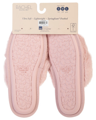 Thumbnail 2: RACHEL ROY Rachel Roy Womens Cardi Plush Cross Band Slippers 