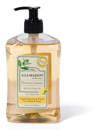 Thumbnail 1: A LA MAISON A La Maison Provence Lemon Liquid Soap, 16.9 fl. oz. 