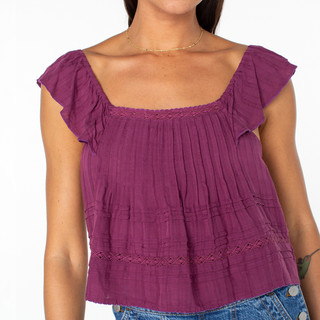 Thumbnail 5: ROXY Roxy Juniors Coastal Rays Short Sleeve Top 