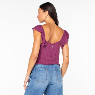 Thumbnail 2: ROXY Roxy Juniors Coastal Rays Short Sleeve Top 