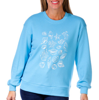 Thumbnail 1: C&C California C&C California Womens Long Sleeve Crew Neck Terry Knit Top 
