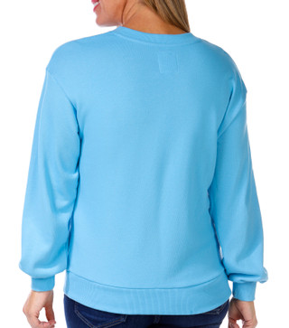Thumbnail 2: C&C California C&C California Womens Long Sleeve Crew Neck Terry Knit Top 