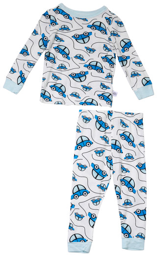 Thumbnail 1: Sleep On It Sleep On It Toddler Boy 2 Pc Car Long Sleeve Pajama Set 