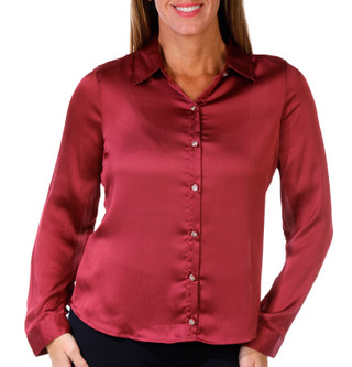Thumbnail 1: ADYSON PARKER Adyson Parker Womens Long Sleeve Button Down Top 