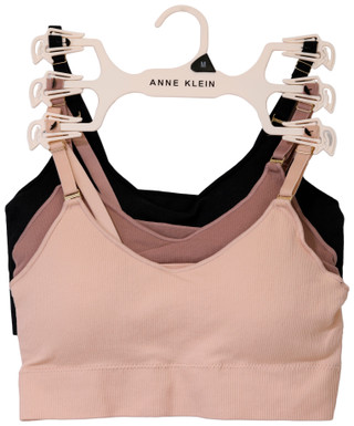Thumbnail 1: ANNE KLEIN Anne Klein Womens 3 Pk Wideband Ribbed Comfort Bras 