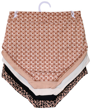 Thumbnail 2: Gloria Vanderbilt Gloria Vanderbilt Womens 5 Pk Microfiber Brief Panties 