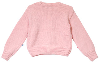 Thumbnail 2: Vigoss Vigoss Big Girls 3-D Flowers Sweater 