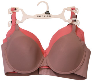 Thumbnail 1: ANNE KLEIN Anne Klein Plus 2 Pk Full Figure Smoothing T-Shirt Bra 
