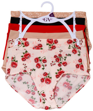 Thumbnail 1: Gloria Vanderbilt Gloria Vanderbilt Womens 5 Pk Microfiber Brief Panties 