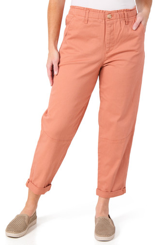 Thumbnail 1: Democracy Democracy Petite Ab-Solution Paper Bag Barrel Leg Jeans 