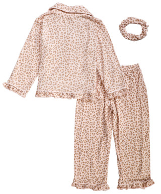 Thumbnail 2: FLORAL THREADS Floral Threads Toddler Girls 3 Pc Cheetah Print Pajama Set 