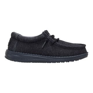 Thumbnail 5: Hey Dude Hey Dude Boys Wally Stretch Knit Slip On Shoes 