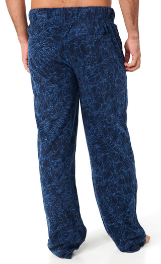Thumbnail 2: Tommy Bahama Tommy Bahama Mens Parrot Print Fleece Lounging Pajama Pants 