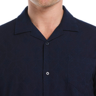 Thumbnail 3: Cubavera Cubavera Mens Medallion Dobby Button Down Shirt 