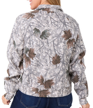 Thumbnail 2: Jockey Jockey Womens Camo Half Zip Up Jacket 