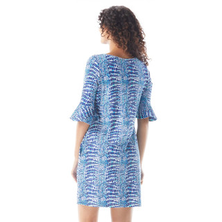 Thumbnail 2: BEACH HOUSE Beach House Womens Bell Sleeve Tunic Dress Coverup 