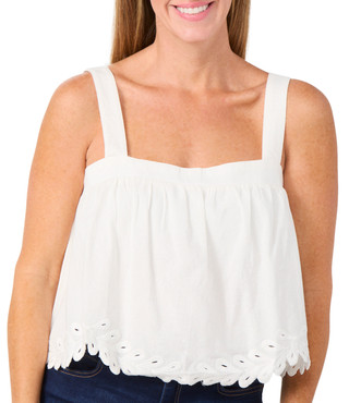Thumbnail 1: Z SUPPLY Z Supply Womens Sleeveless Annecy Square Neck Tank 