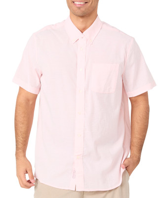 Thumbnail 1: GRAYERS Grayers Mens Short Sleeve Malibu Poplin Button Down Shirt 