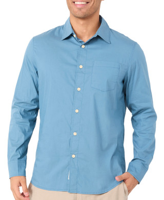 Thumbnail 1: GRAYERS Grayers Mens Van Dam Poplin Stretch Button Down Shirt 