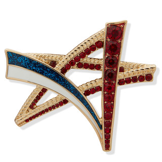 Thumbnail 1: ANNE KLEIN Anne Klein American Flag Star Pin 