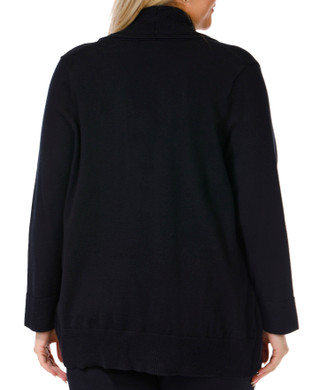 Thumbnail 2: BIRCH NY Birch NY Plus Ribbed Long Sleeve Cardigan 