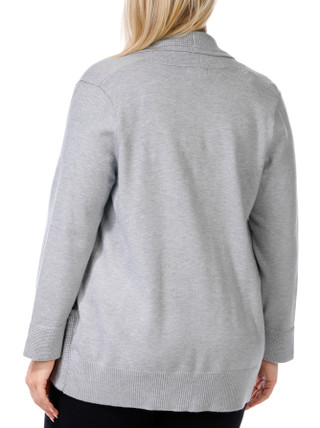 Thumbnail 2: BIRCH NY Birch NY Plus Ribbed Long Sleeve Cardigan 