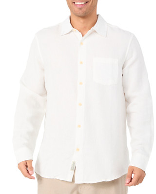 Thumbnail 1: GRAYERS Grayers Mens Amalfi Linen Hemp Button Down Shirt 
