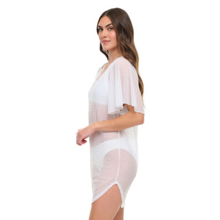 Thumbnail 3: Jordan Taylor Jordan Taylor Womens Sheer Dolman Sleeve Tunic Cover Up 