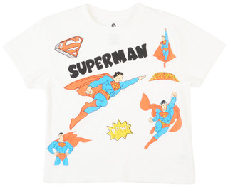 Thumbnail 1: Superman Superman Juniors Short Sleeve Crop Top 
