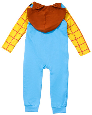 Thumbnail 2: Disney Disney Toddler Boys Toy Story Woody Hooded Zip Coverall 