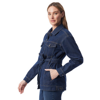 Thumbnail 4: Gloria Vanderbilt Gloria Vanderbilt Womens Belted Denim Jacket 