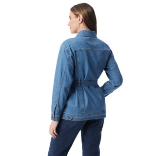 Thumbnail 5: Gloria Vanderbilt Gloria Vanderbilt Womens Belted Denim Jacket 