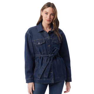 Thumbnail 2: Gloria Vanderbilt Gloria Vanderbilt Womens Belted Denim Jacket 