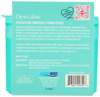 Thumbnail 2: EPIELLE DewGlow 80 Ct Hydrating Ampoule Toner Pads 