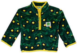 Thumbnail 1: John Deere John Deere Toddler Boys Tractor Half Zip Pullover Jacket 