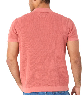 Thumbnail 2: GRAYERS Grayers Mens Short Sleeve Texture Stitch Sweater Polo 