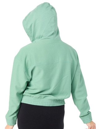 Thumbnail 4: REEL LEGENDS Reel Legends Womens Long Sleeve Waffle Hooded Top 