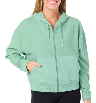 Thumbnail 1: REEL LEGENDS Reel Legends Womens Long Sleeve Waffle Hooded Top 