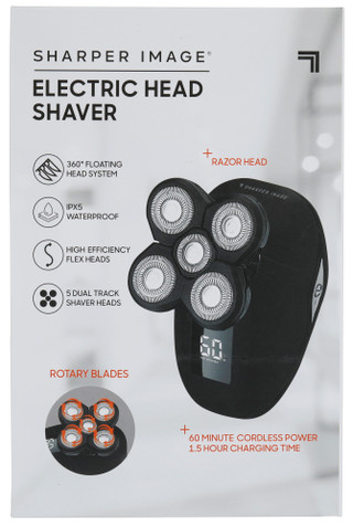 Thumbnail 1: SHARPER IMAGE Sharper Image Electric Head Shaver 