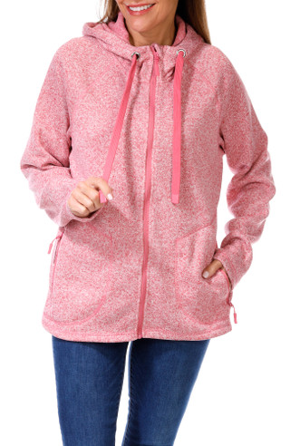 Thumbnail 1: Lands End Women's Space Dye Hooded Jacket 