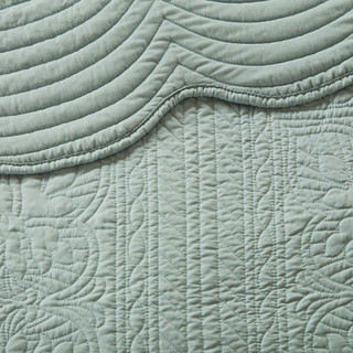 Thumbnail 12: Madison Park Madison Park Tuscany Scalloped Edge Coverlet Set 