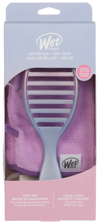 Thumbnail 1: Wet Brush Wet Brush 2 Pc Speed Dry Brush and Towel Twist 